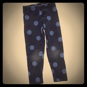 Blue Polkadot Leggings